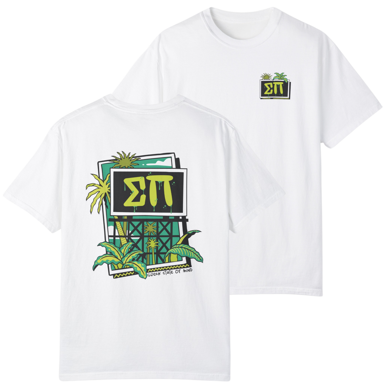 Sigma Pi Graphic T-Shirt | Tropical Billboard