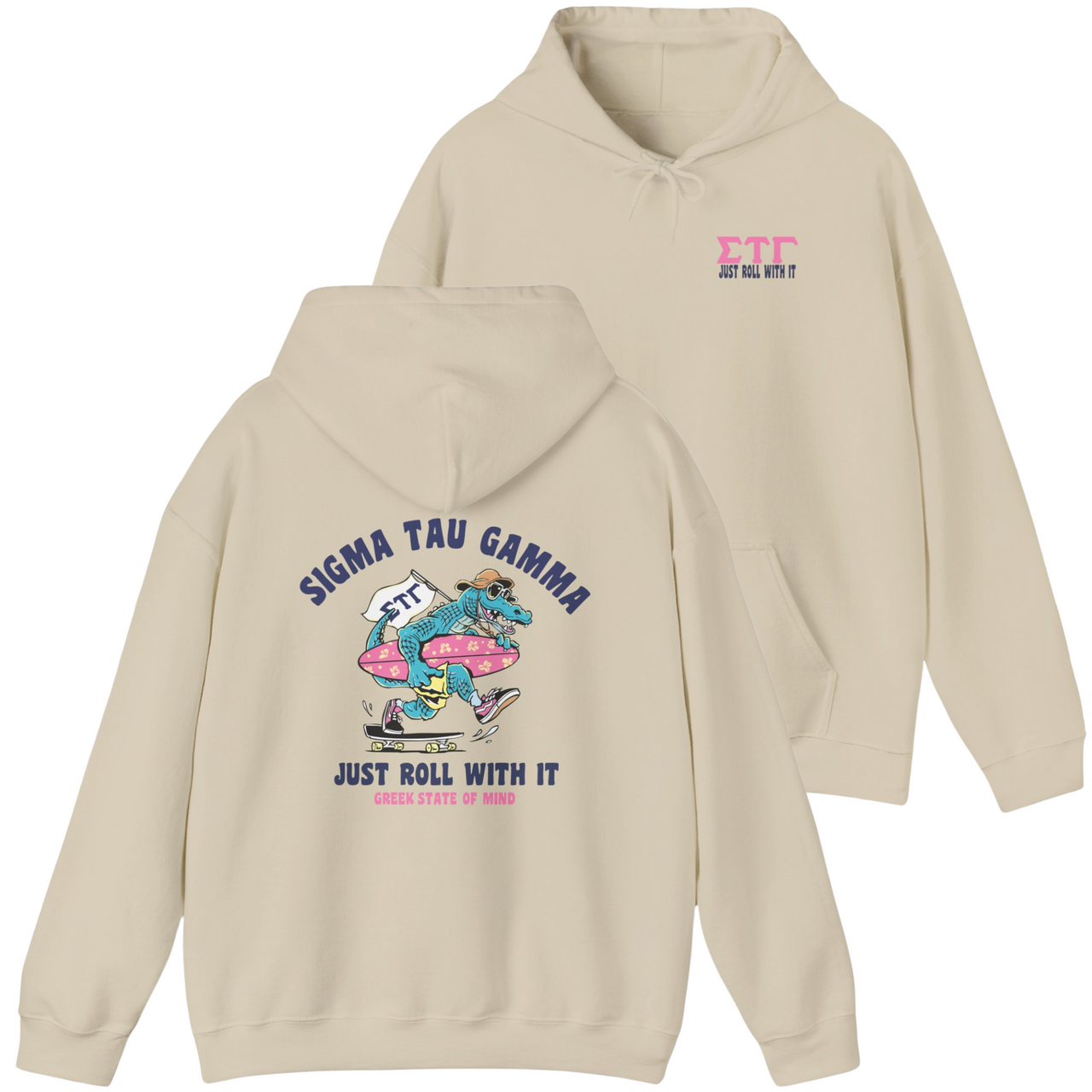 Sigma Tau Gamma Graphic Hoodie | Alligator Skater