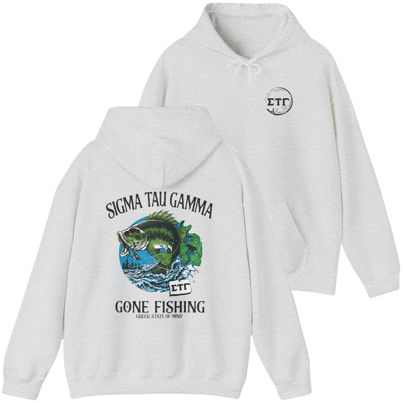 Sigma Tau Gamma Graphic Hoodie | Gone Fishing