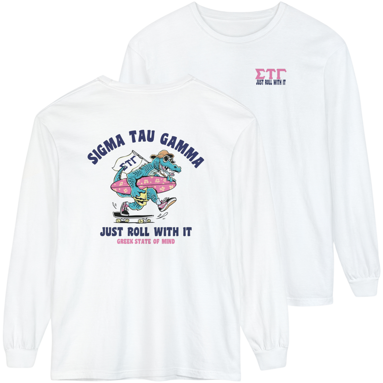 Sigma Tau Gamma Graphic Long Sleeve | Alligator Skater