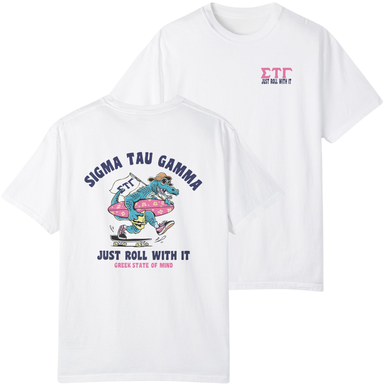 Sigma Tau Gamma Graphic T-Shirt | Alligator Skater