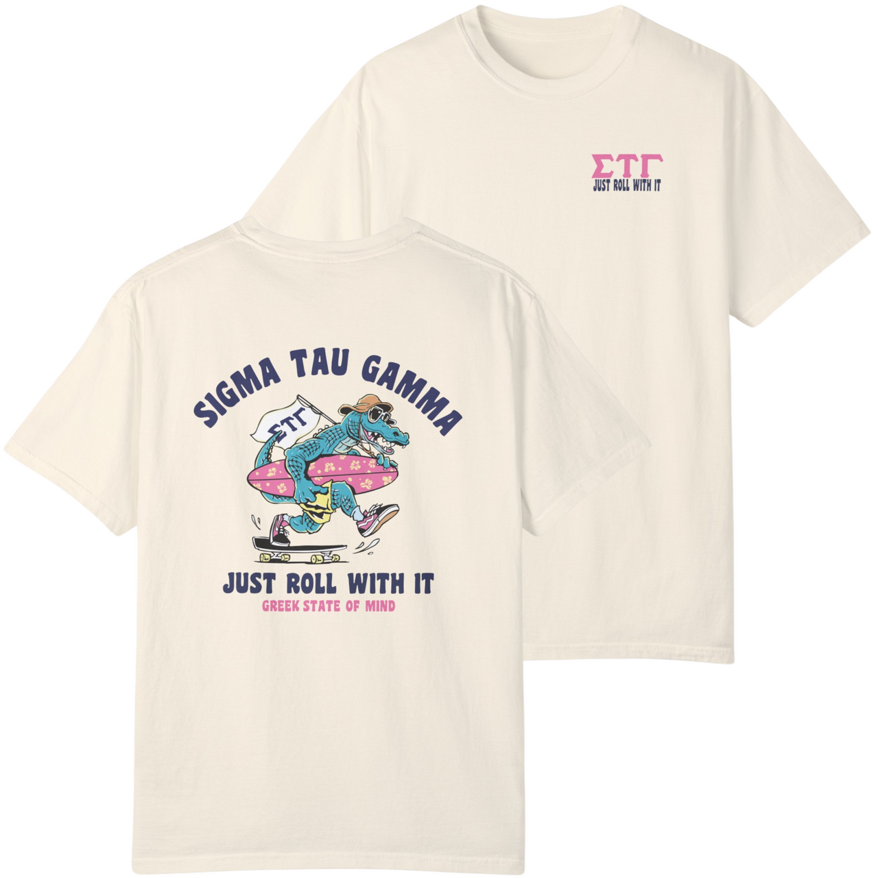 Sigma Tau Gamma Graphic T-Shirt | Alligator Skater