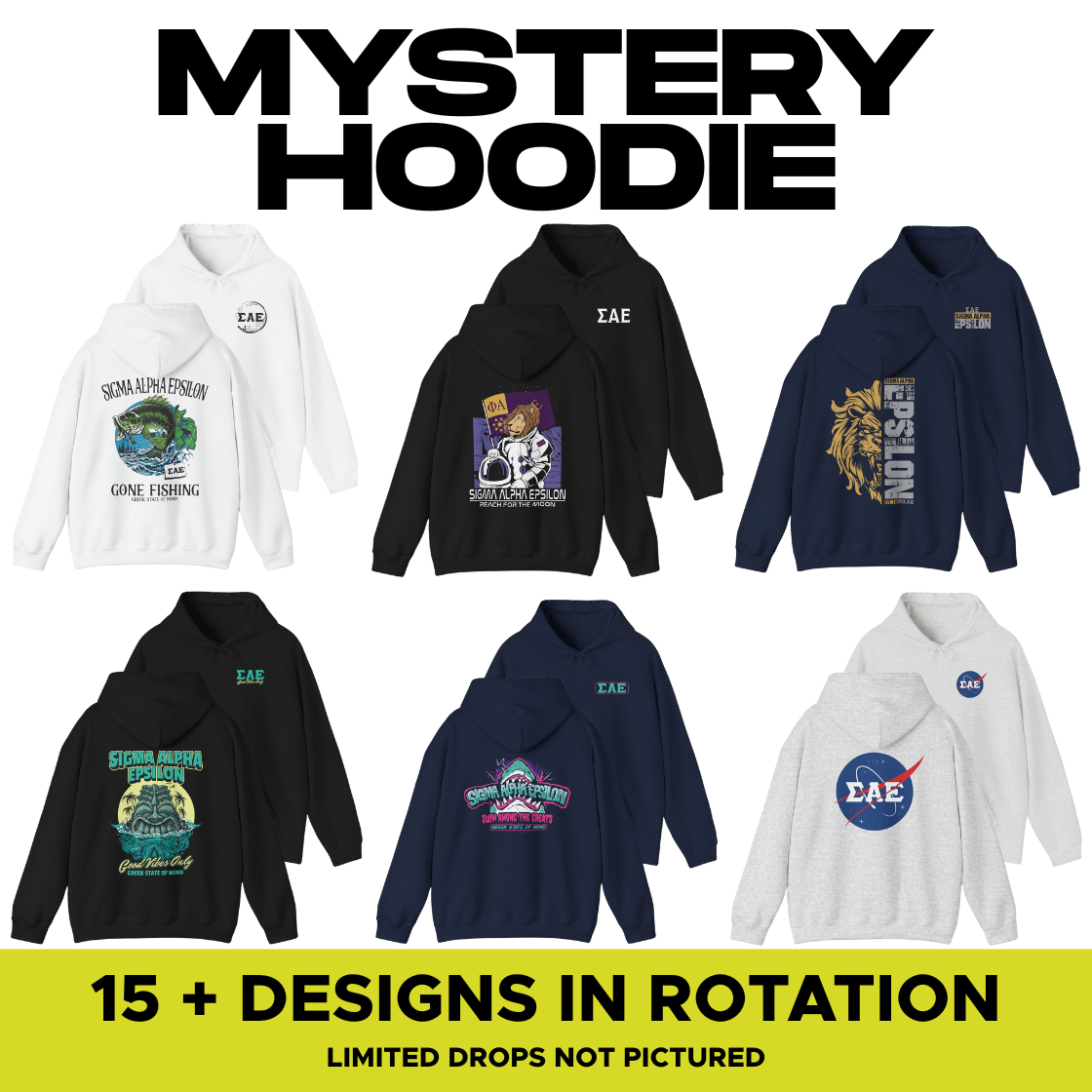 Sigma Alpha Epsilon Mystery Hoodie Sale