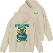 ivory Sigma Alpha Epsilon Graphic Hoodie | Good Vibes Only