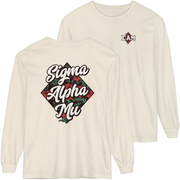 ivory Sigma Alpha Mu Graphic Long Sleeve | Aloha