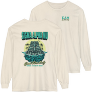 ivory Sigma Alpha Mu Graphic Long Sleeve | Good Vibes Only