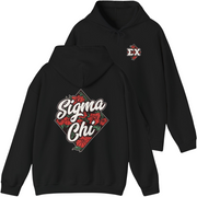 Black Sigma Chi Graphic Hoodie | Aloha