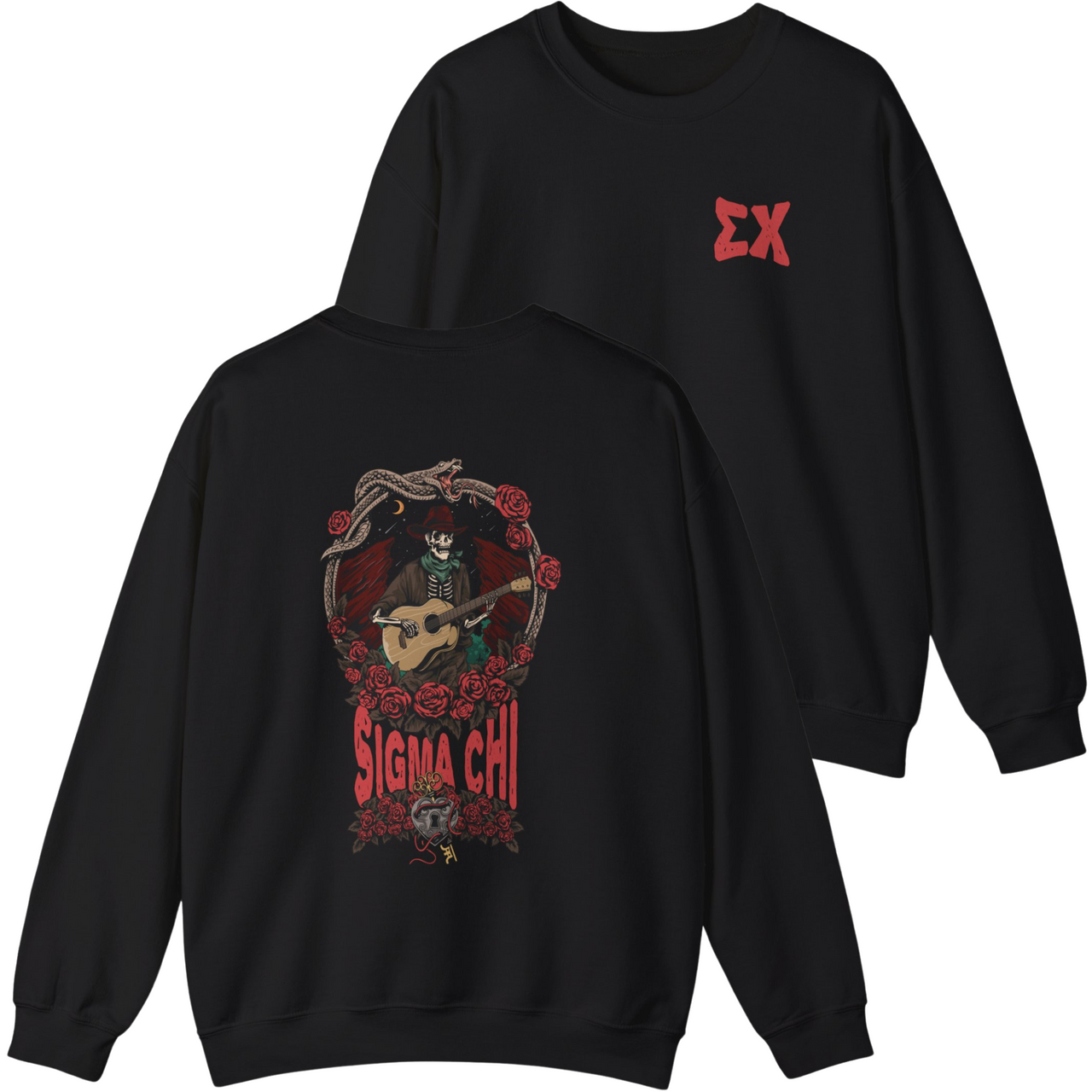 Sigma Chi Graphic Crewneck Sweatshirt | Western Key