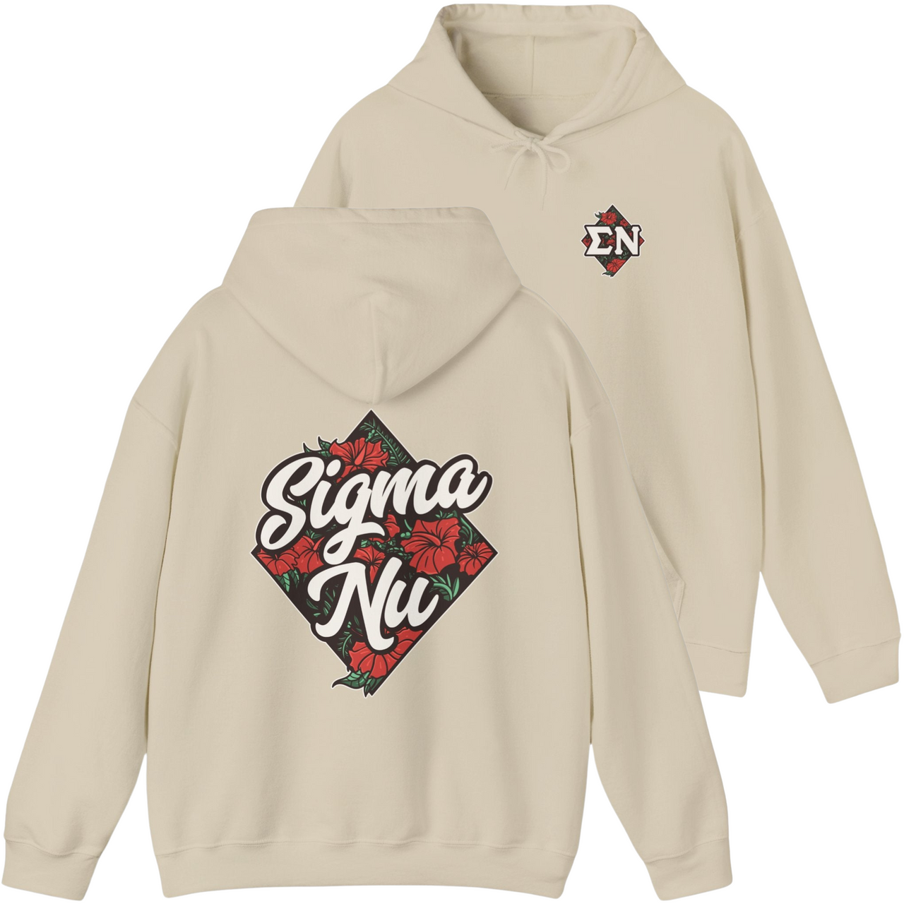 Sigma Nu Graphic Hoodie | Aloha