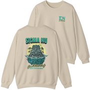 ivory Sigma Nu Graphic Crewneck Sweatshirt | Good Vibes Only