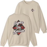 Ivory Sigma Phi Epsilon Graphic Crewneck Sweatshirt | Aloha