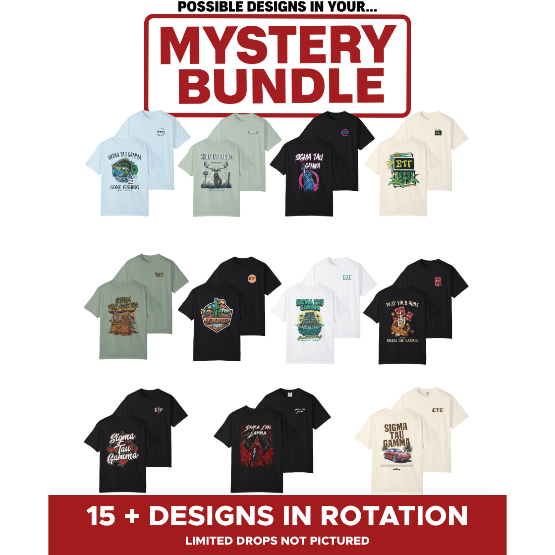 Sigma Tau Gamma Mystery Bundle – 5 Surprise Items for $65