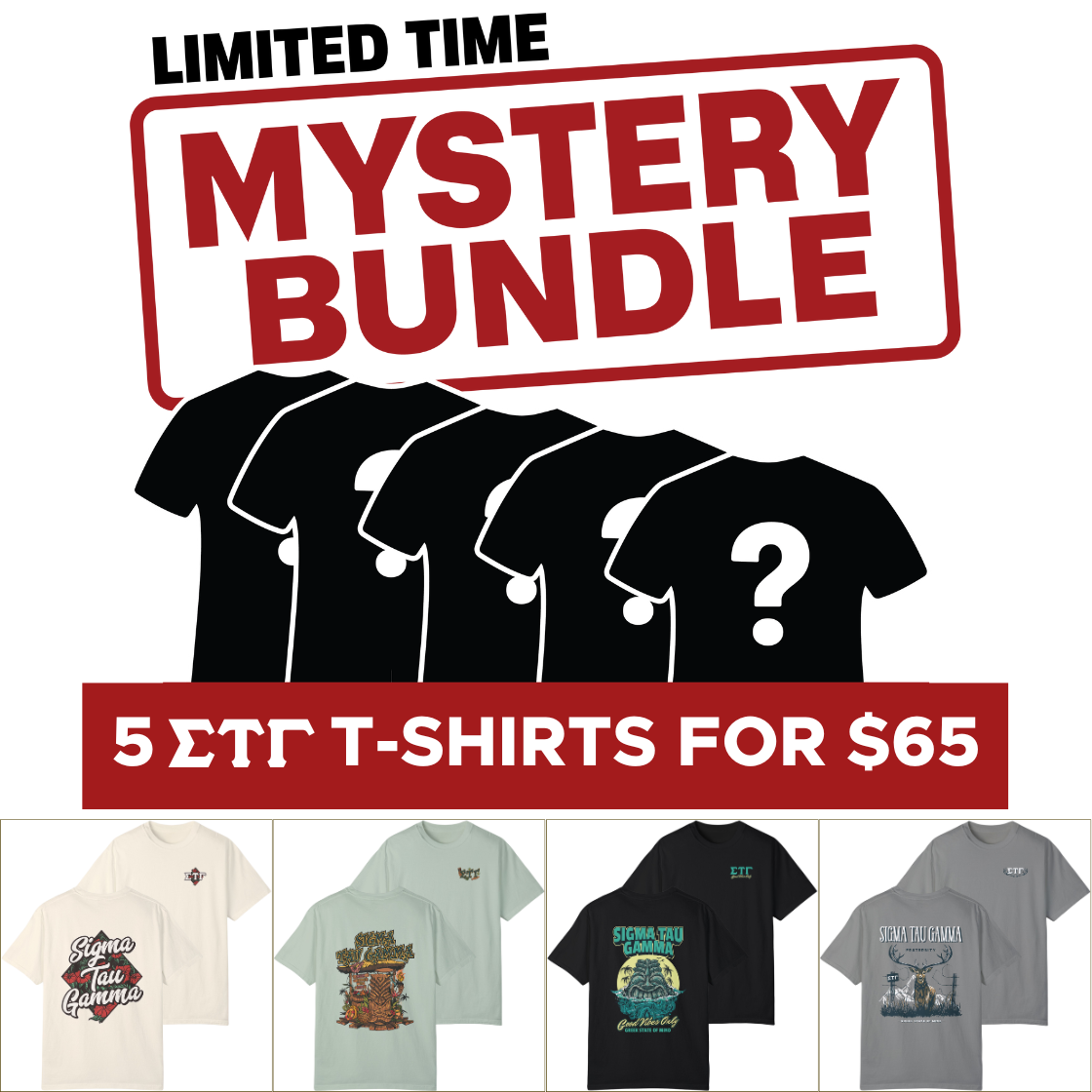 Sigma Tau Gamma Mystery Bundle – 5 Surprise Items for $65