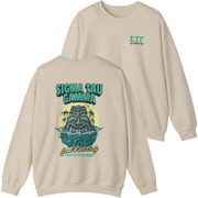 ivory Sigma Tau Gamma Graphic Crewneck Sweatshirt | Good Vibes Only