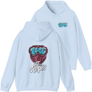 Sky Blue Tau Kappa Epsilon Graphic Hoodie | Hit the Slopes