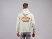 White Tau Kappa Epsilon Graphic Hoodie | Summer Sol | Tau Kappa Epsilon Fraternity back model 