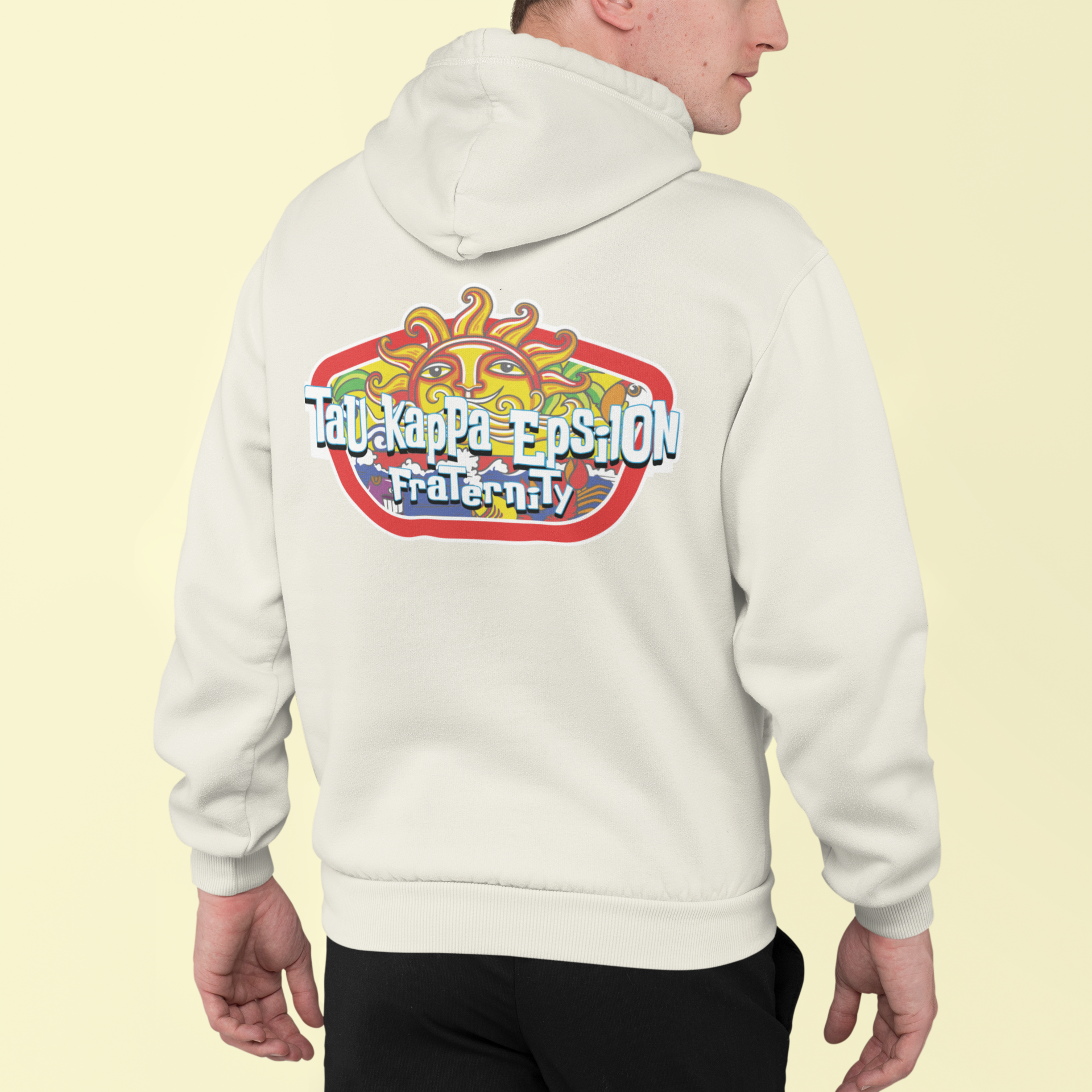 Tau Kappa Epsilon Graphic Hoodie | Summer Sol | Tau Kappa Epsilon Fraternity model 