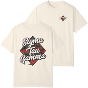 Ivory Sigma Tau Gamma Graphic T-Shirt | Aloha