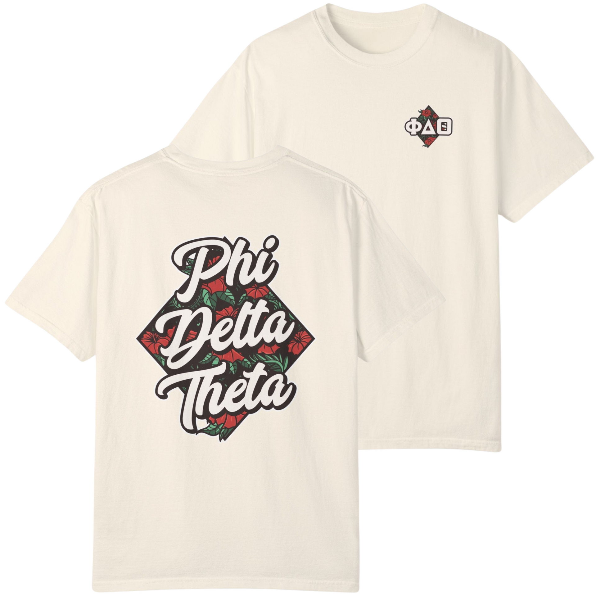 Ivory Phi Delta Theta Graphic T-Shirt | Aloha