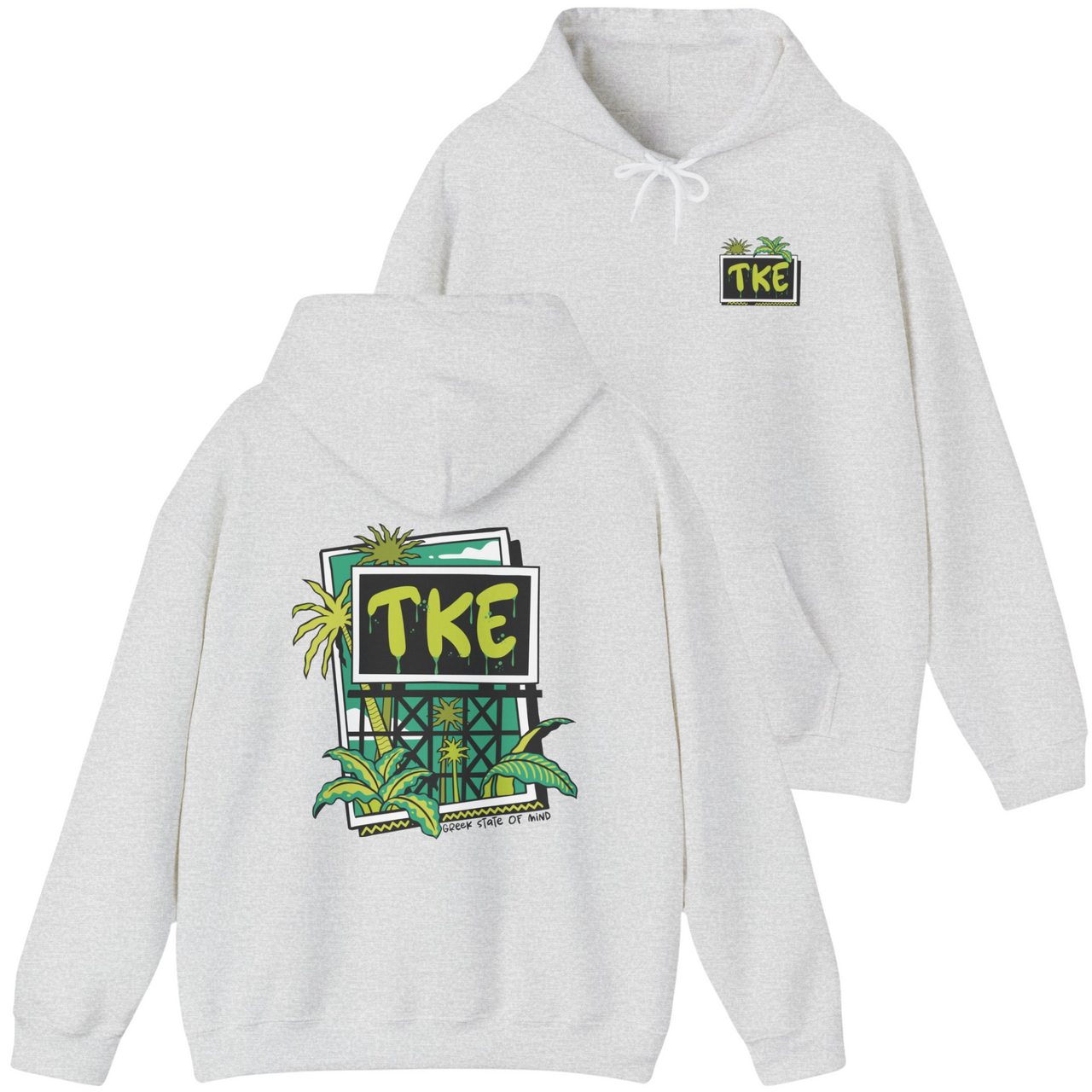 Tau Kappa Epsilon Graphic Hoodie | Tropical Billboard