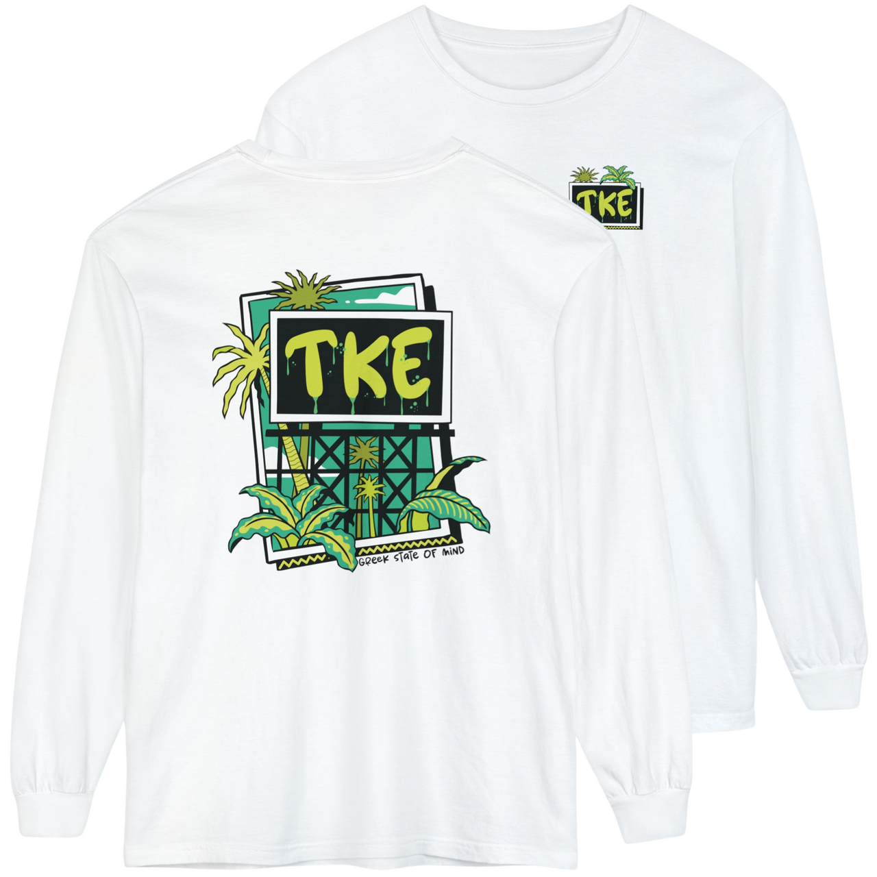 Tau Kappa Epsilon Graphic Long Sleeve | Tropical Billboard