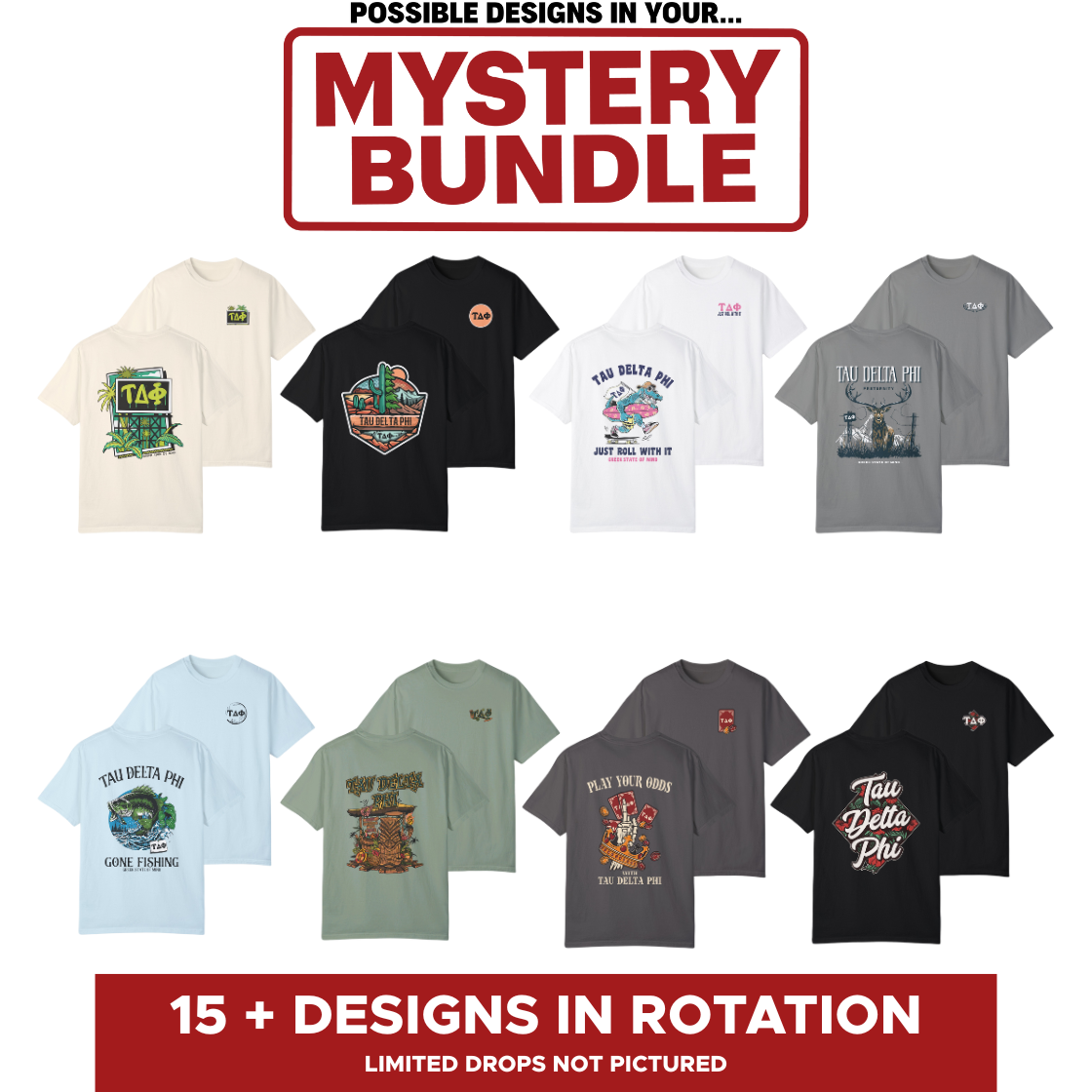 Tau Delta Phi Mystery Bundle – 5 Surprise Items for $65