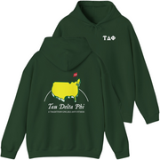 green Tau Delta Phi Graphic Hoodie | The Masters