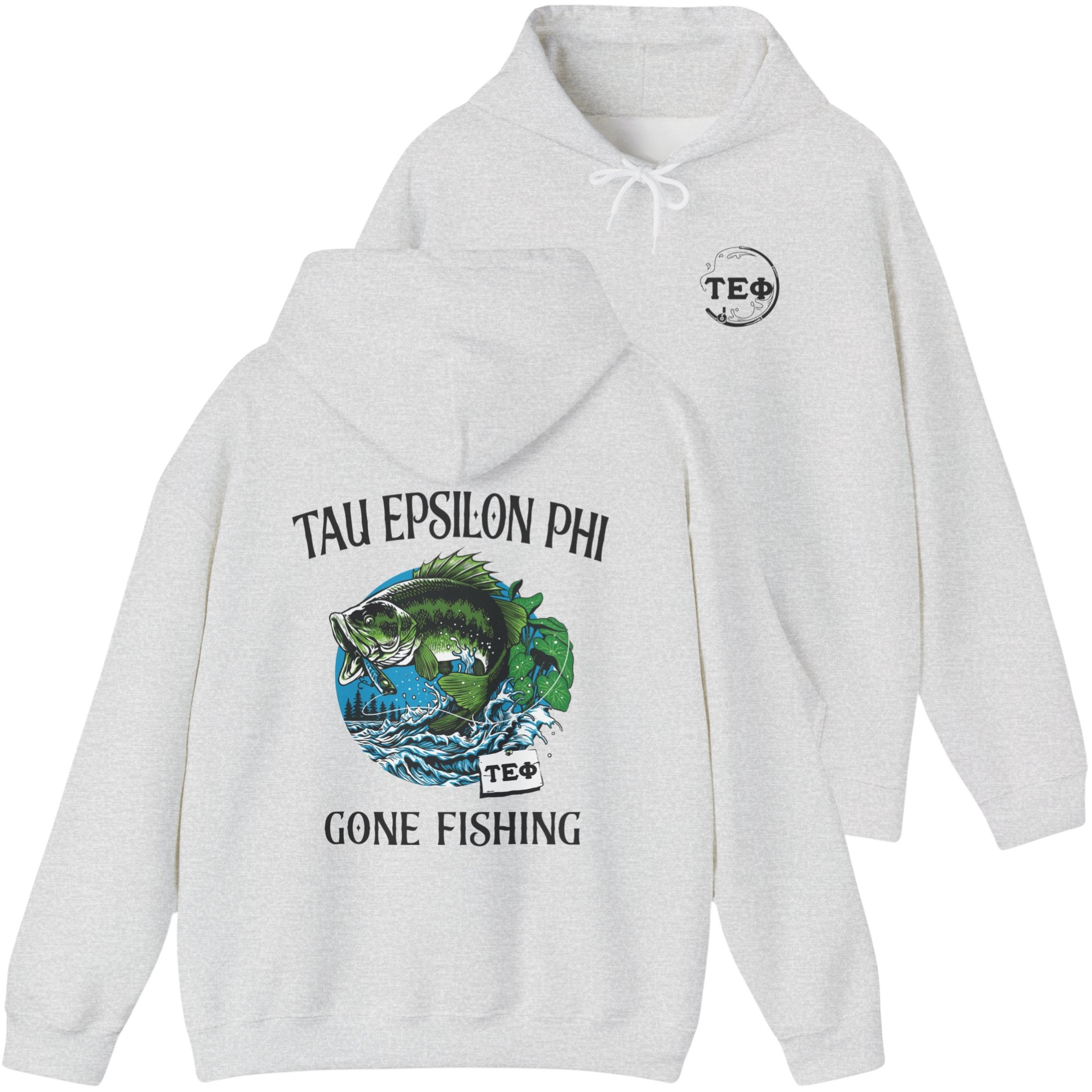 ash Tau Epsilon Phi Graphic Hoodie | Gone Fishing