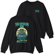 black Tau Epsilon Phi Graphic Crewneck Sweatshirt | Good Vibes Only