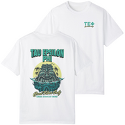 white Tau Epsilon Phi Graphic T-Shirt | Good Vibes Only