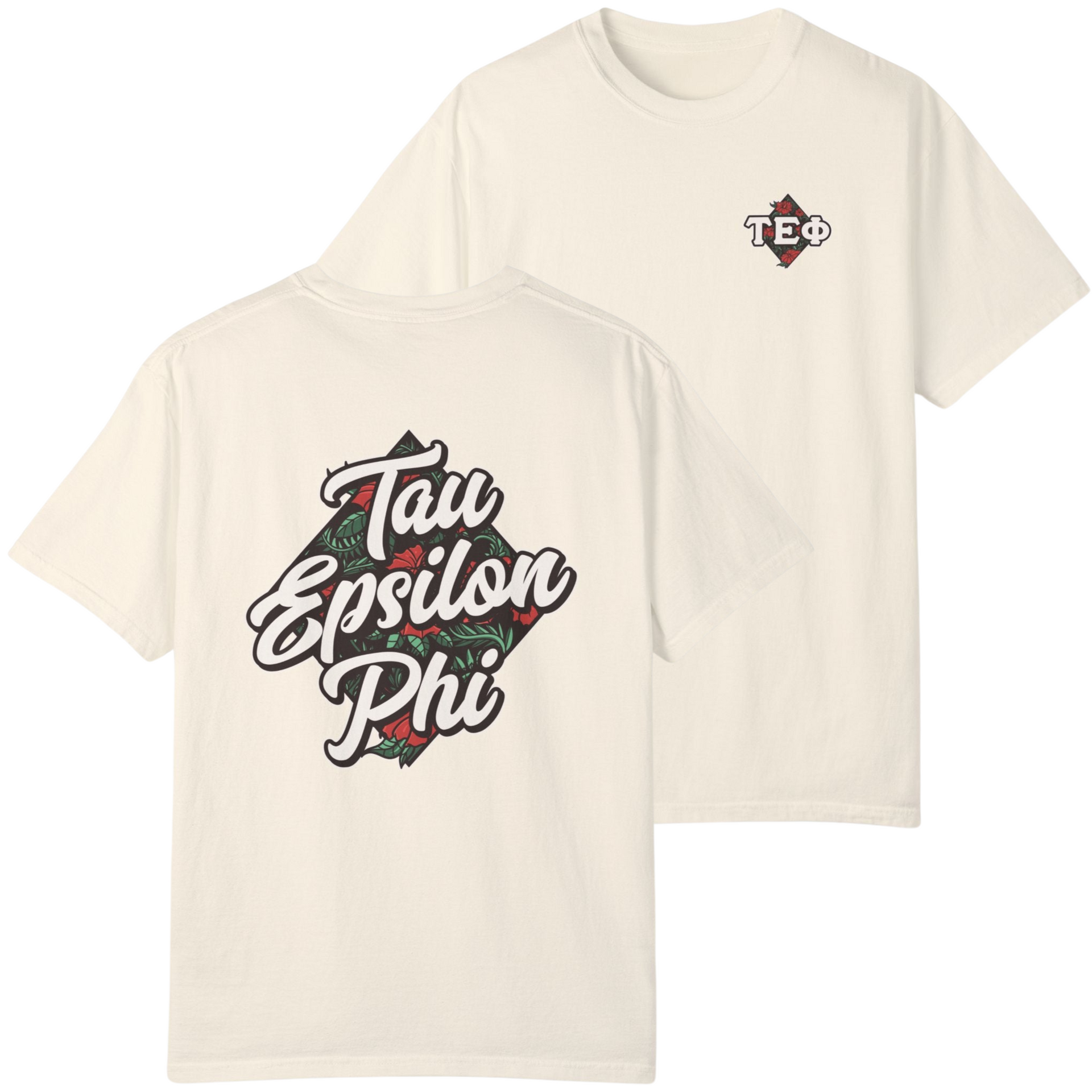 ivory Tau Epsilon Phi Graphic T-Shirt | Aloha