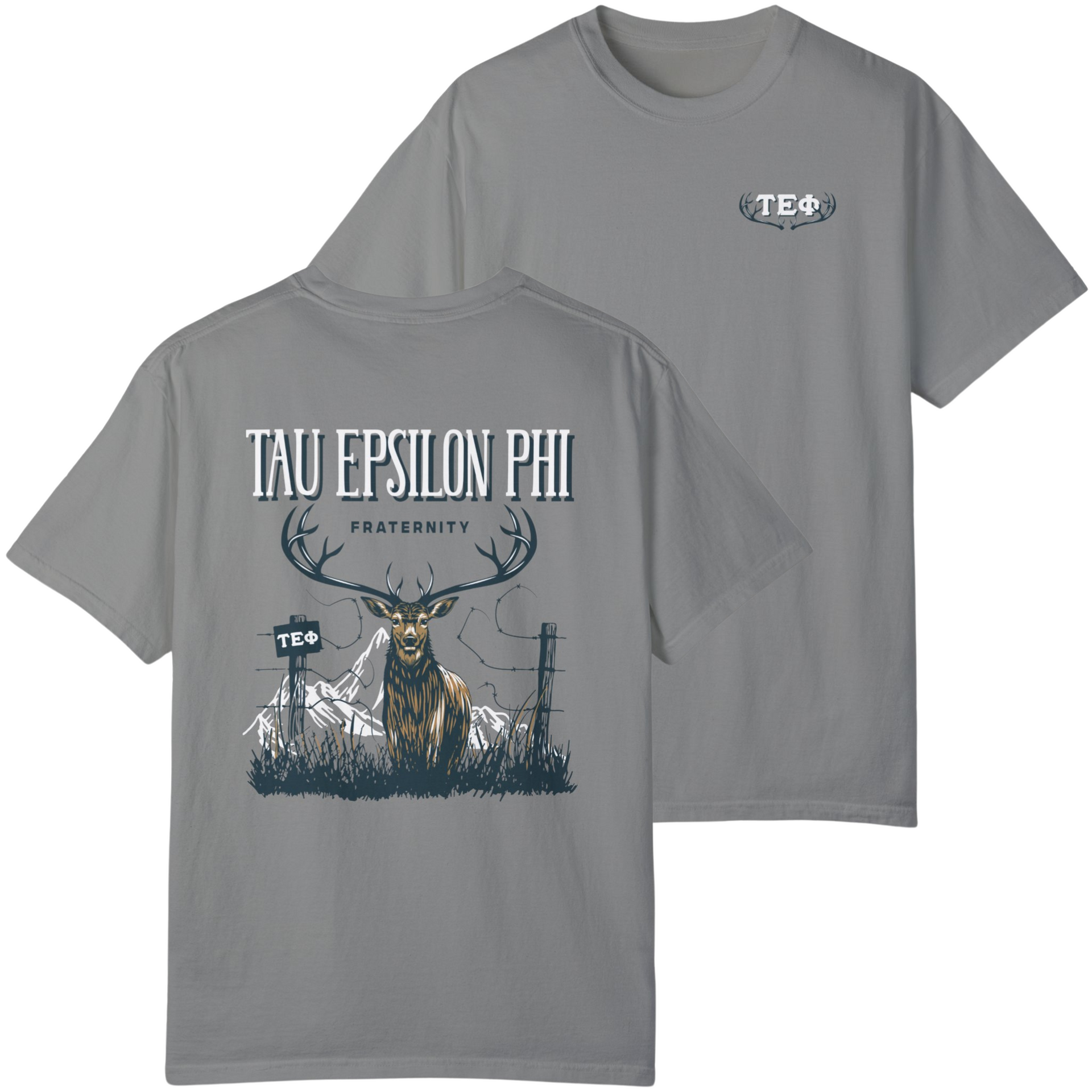 Granite Tau Epsilon Phi Graphic T-Shirt | Big Buck