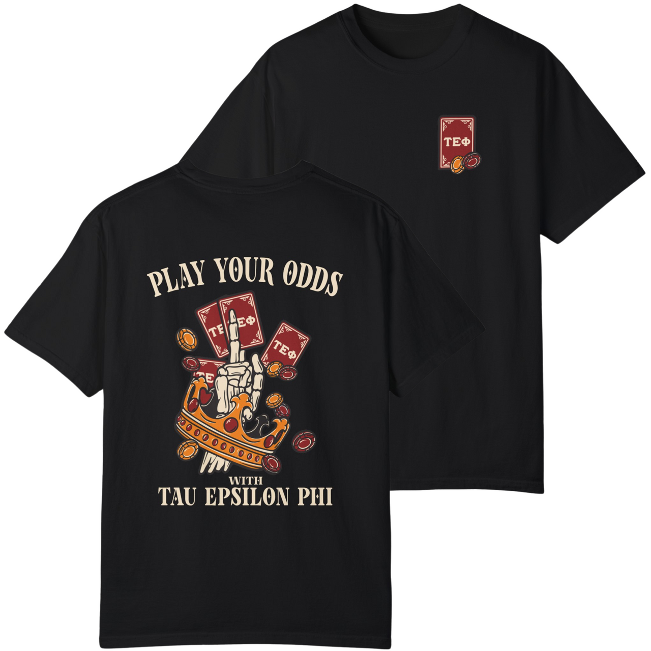 Tau Epsilon Phi Graphic T-Shirt | Play Your Odds