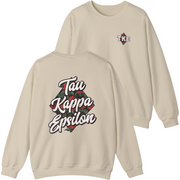 Ivory Tau Kappa Epsilon Graphic Crewneck Sweatshirt | Aloha
