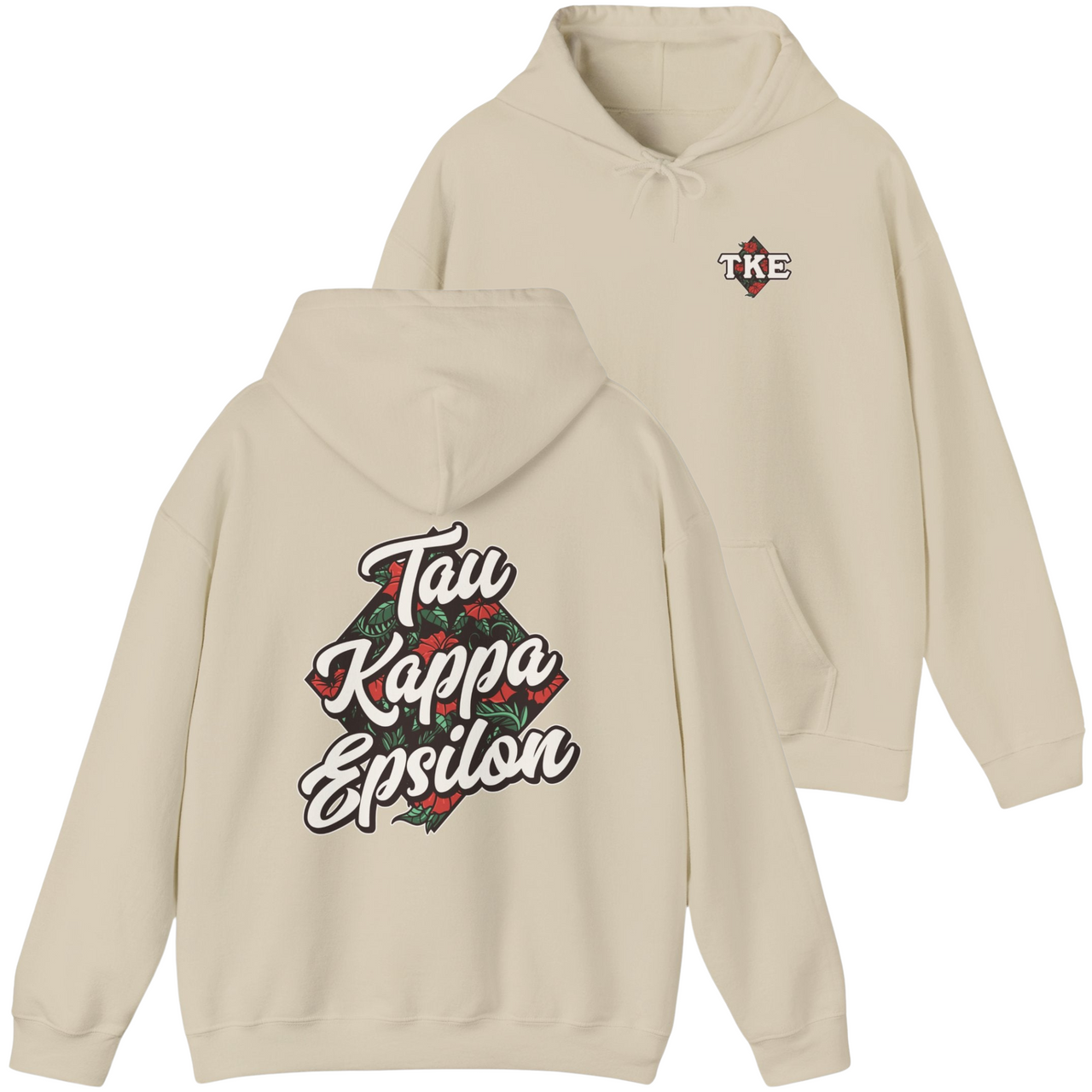 Ivory Tau Kappa Epsilon Graphic Hoodie | Aloha