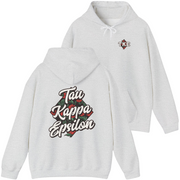 Grey Tau Kappa Epsilon Graphic Hoodie | Aloha