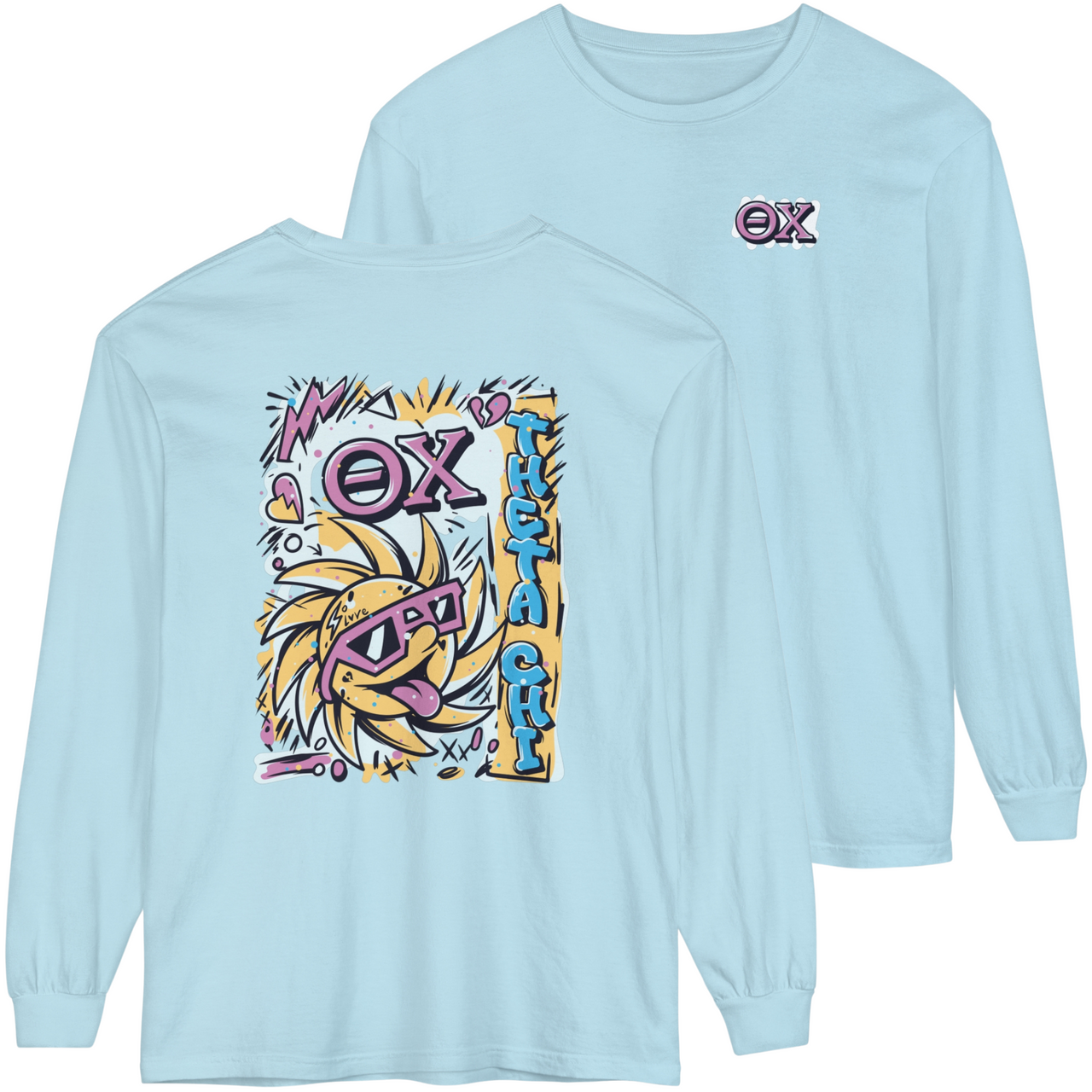 Theta Chi Graphic Long Sleeve | Fun in the Sun