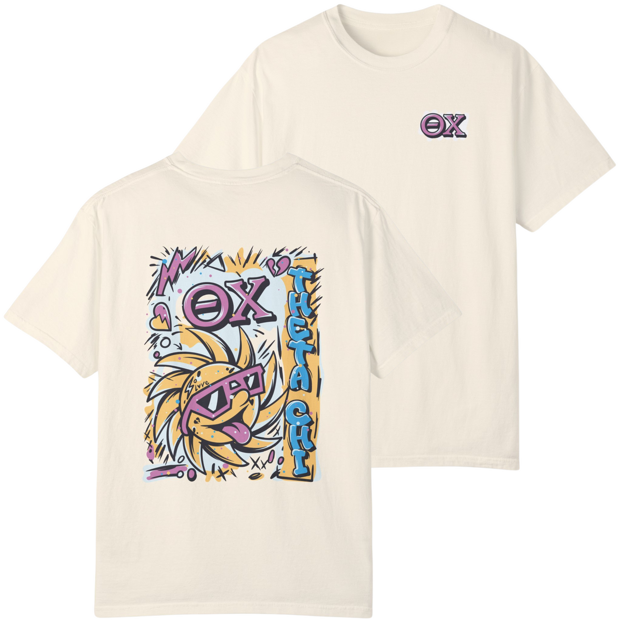 Theta Chi Graphic T-Shirt | Fun in the Sun