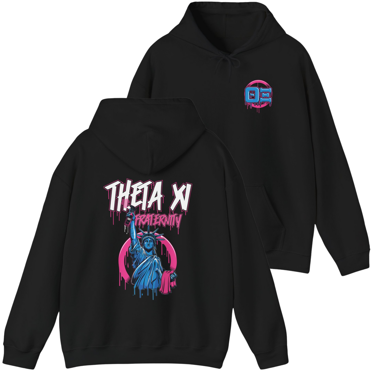 Theta Xi Graphic Hoodie | Liberty Rebel