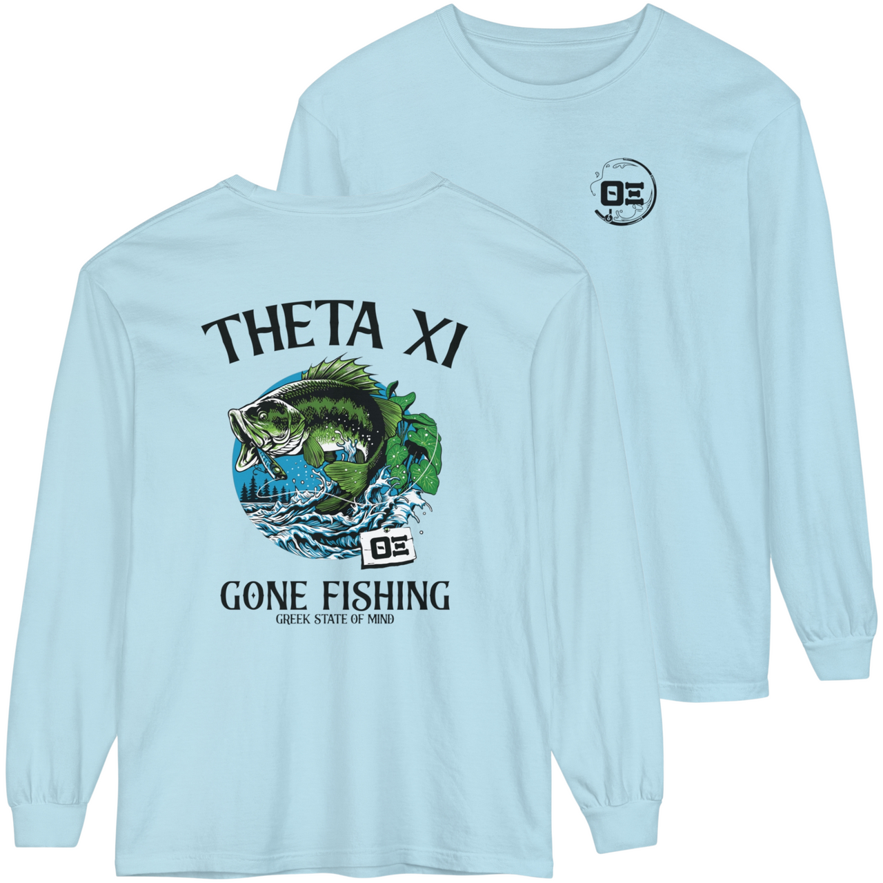 Theta Xi Graphic Long Sleeve | Gone Fishing