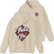 Ivory Theta Chi Graphic Hoodie | Aloha