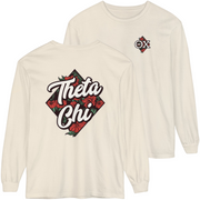 Ivory Theta Chi Graphic Long Sleeve | Aloha