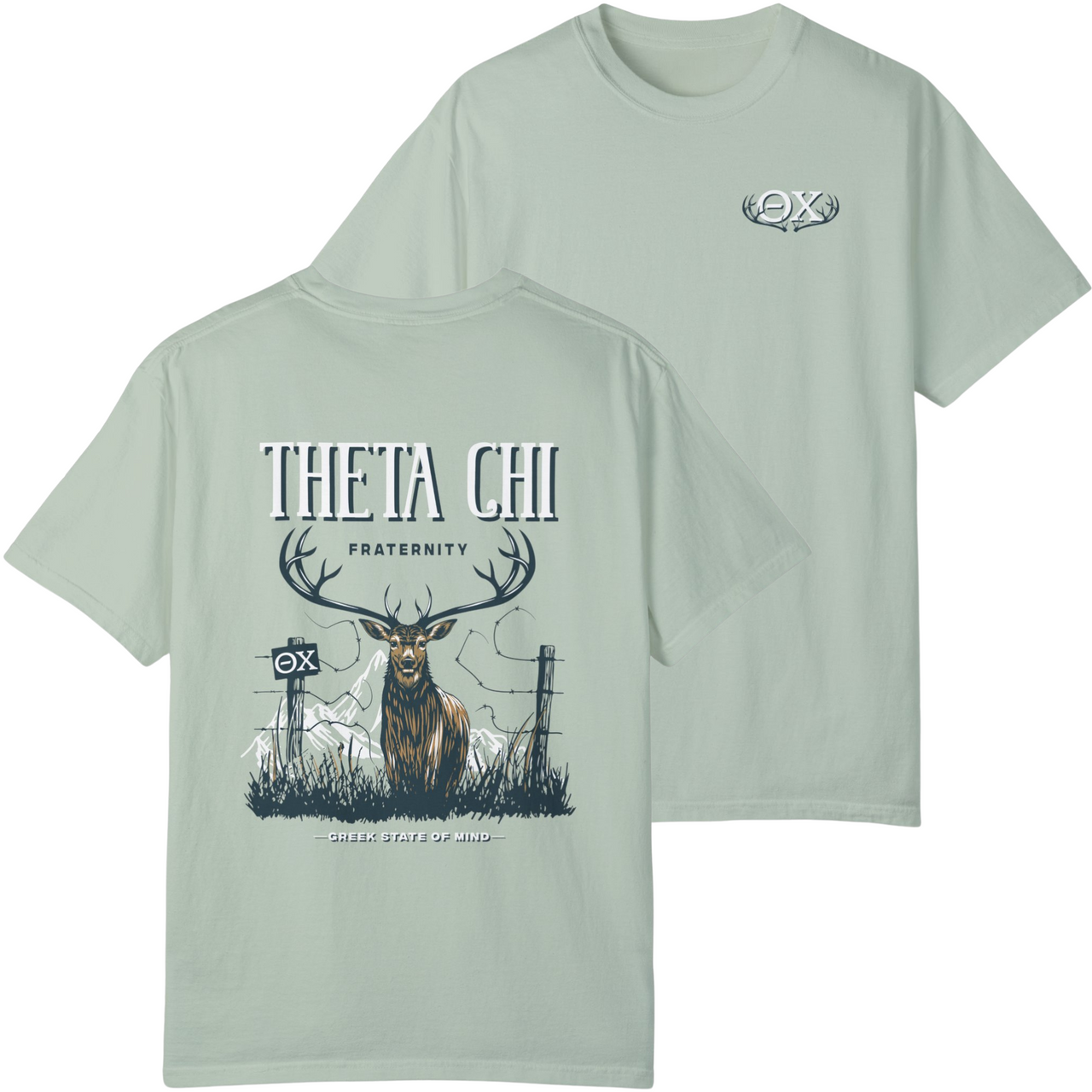 Bay Theta Chi Graphic T-Shirt | Big Buck