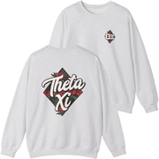 grey Theta Xi Graphic Crewneck Sweatshirt | Aloha