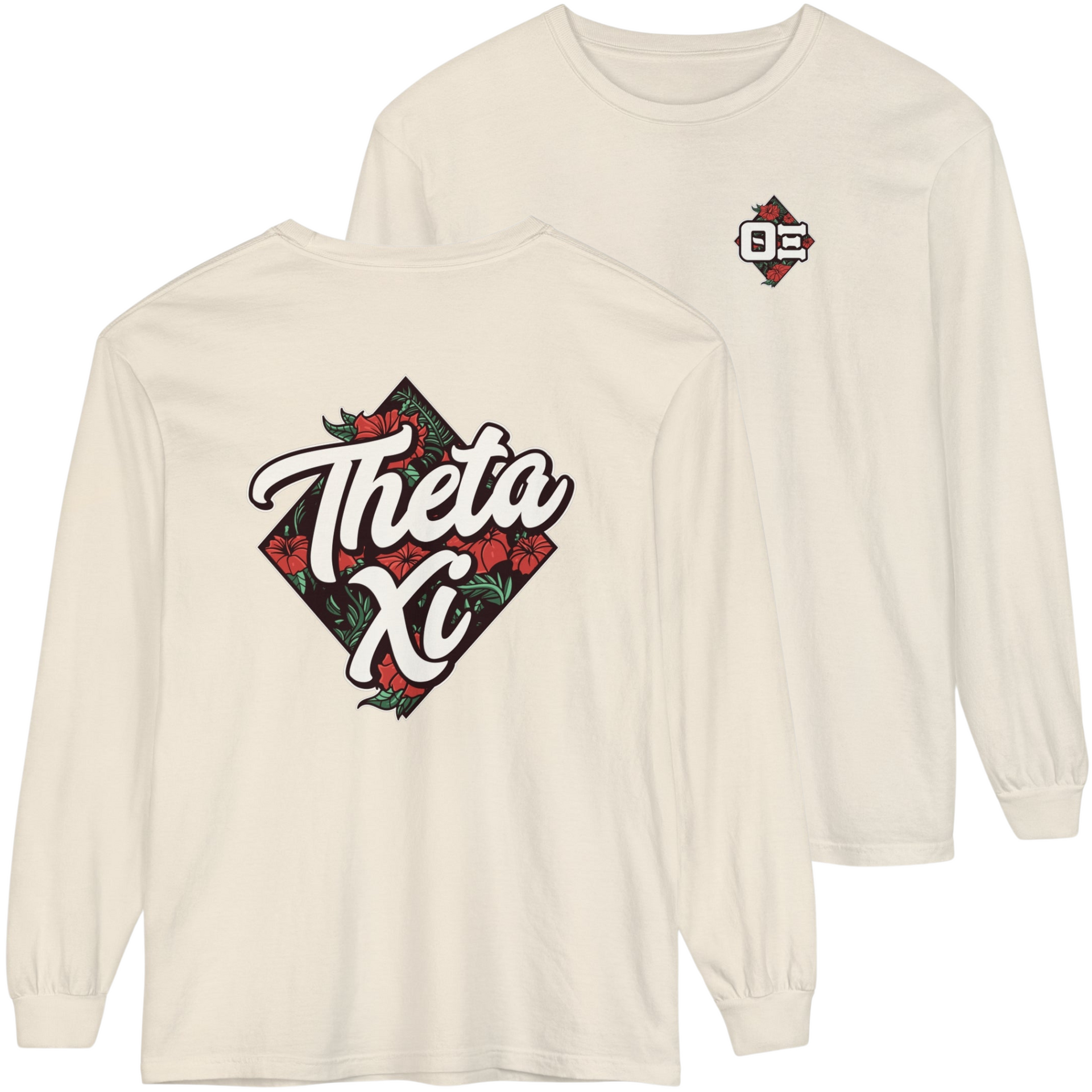 ivory Theta Xi Graphic Long Sleeve | Aloha