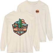 ivory Theta Xi Graphic Long Sleeve | Desert Mountains