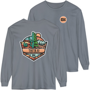 grey Theta Xi Graphic Long Sleeve | Desert Mountains
