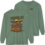green Theta Xi Graphic Long Sleeve | Tiki Time