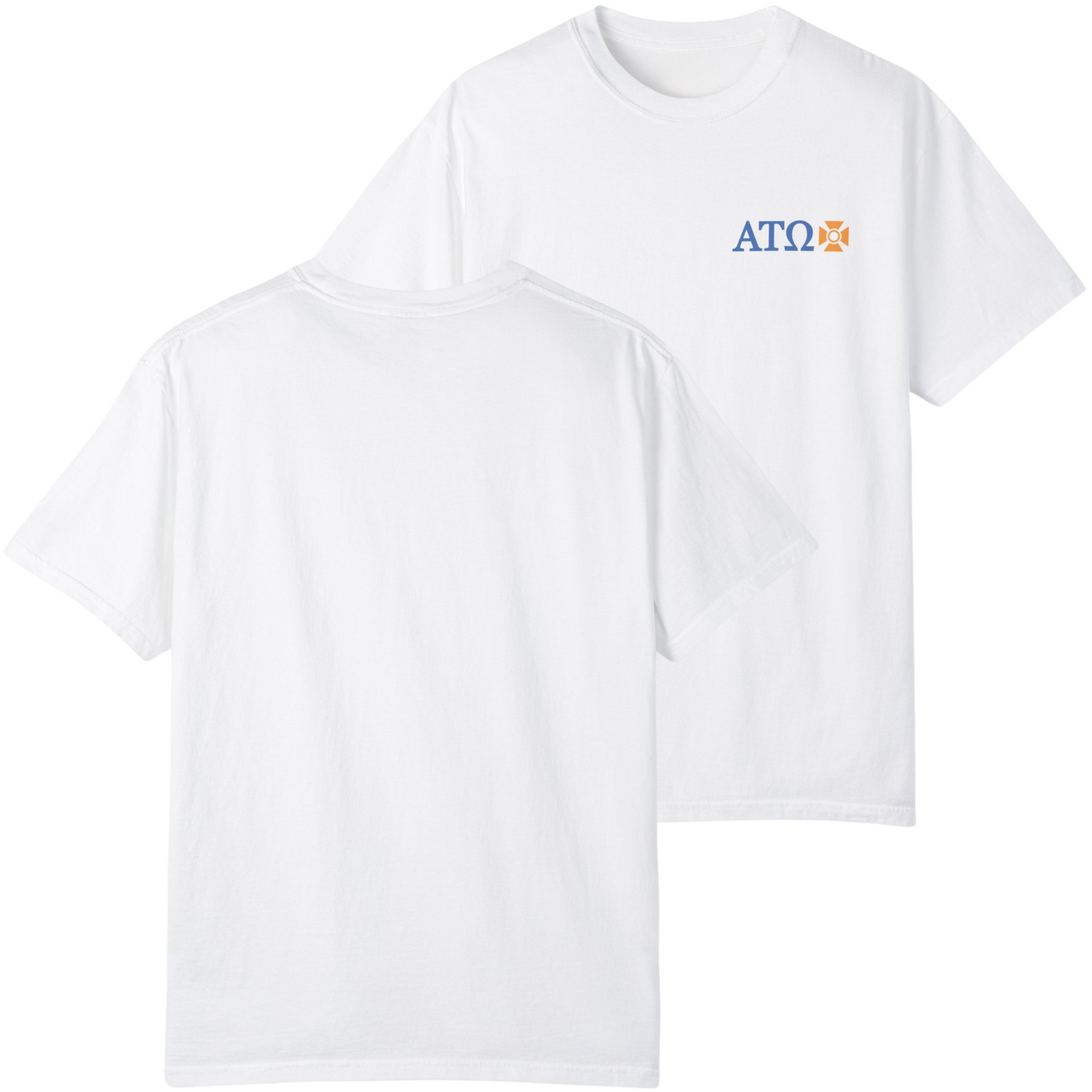 White_Alpha_Tau_Omega_Graphic_T-Shirt_ATO_Letter_Logo_LC