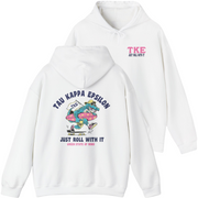 White Tau Kappa Epsilon Graphic Hoodie | Alligator Skater